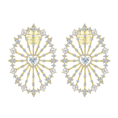 E19-SL-106-5 Серьги (750) (2 Бр Се-57 0,500Ct 3/5А ,16 Бр Кр-57 0,700Ct 3/5А ,32 Бр Кр-57 0,580Ct 3/5А ,52 Бр Кр-57 0,620Ct 3/5) ШК: 3000000001059