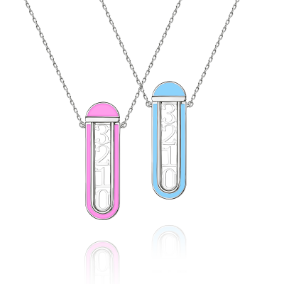 Колье-трансформер с эмалью