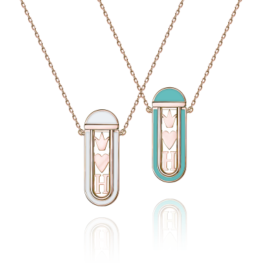 Детское колье-трансформер с эмалью