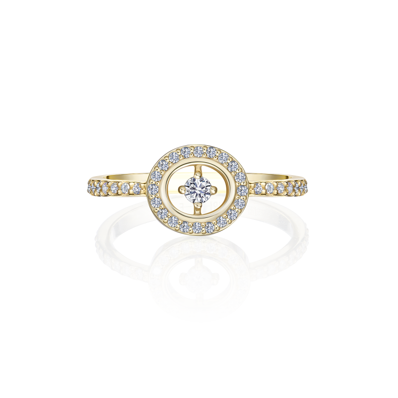 Кольцо с бриллиантами