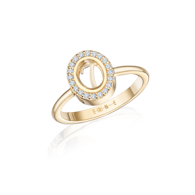 R02-TC-001-2 Кольцо (585) (20 Бр Кр-57 0,075Ct 3/5 ,2 Сапфировое стекло - 0,630Ct) ШК: 2000000003900