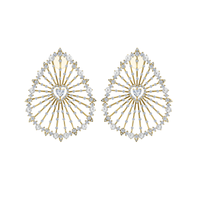 E20-SL-106-2 Серьги (585)