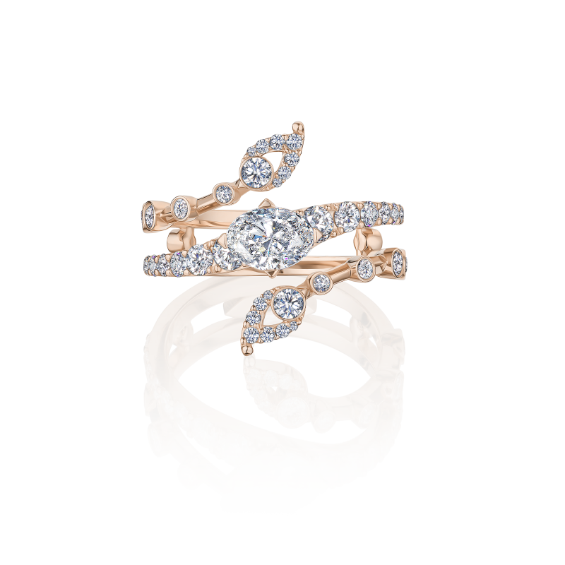 Кольцо с бриллиантами