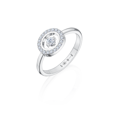 R08-TC-000-3 Кольцо (585) (1 Бр Кр-57 0,058Ct 3/5А ,20 Бр Кр-57 0,080Ct 3/5) ШК: 2000000032061