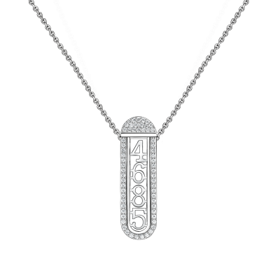 N24-TC-001-3 Колье-трансформер (585) (60 Бр Кр-57 0,310Ct 3/5А ,2 Сапфировое стекло (синт.корунд) - 22,24*4,25*0,50 0,380 , покрытие: роди) ШК: 2000000076126