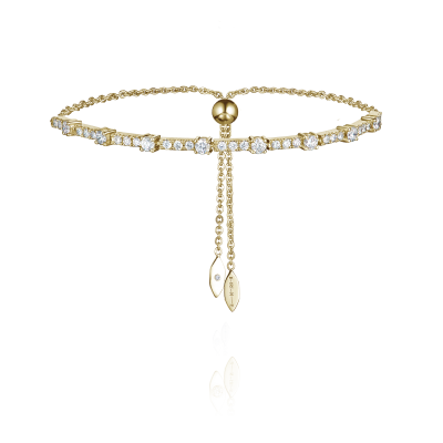 B01-B-000-2 Браслет (585) (8 Бр Кр-57 0,420Ct 3/5А ,28 Бр Кр-57 0,380Ct 3/5А) ШК: 2000000025872