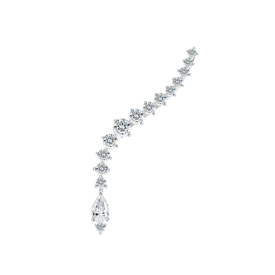 E01-D-000-6 Серьга (750) (1 Бр Груша 0,185Ct 3/5А ,1 Бр Кр-57 0,105Ct 3/5А ,2 Бр Кр-57 0,125Ct 3/5А ,4 Бр Кр-57 0,135Ct 3/5А ,) ШК: 2000000041223