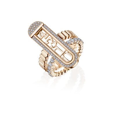 R16-TC-001-1 Кольцо-трансформер (585) (12 Бр Кр-57 0,440Ct 3/5А ,64 Бр Кр-57 0,310Ct 3/5А ,2 Сапфировое стекло - 3,100Ct) ШК: 2000000052731