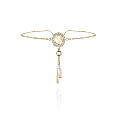 Браслет "9" с бриллиантами