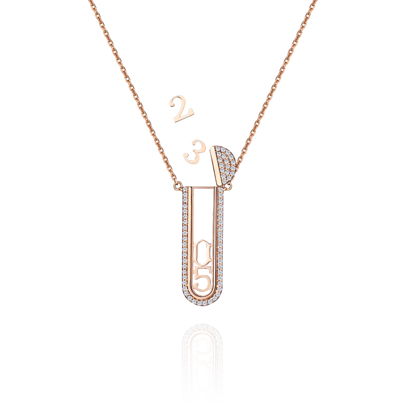 Колье-трансформер с бриллиантами